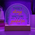 Gratitude - LED Dome Plaque