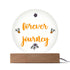 A beautiful jouney- LED Circle Plaque