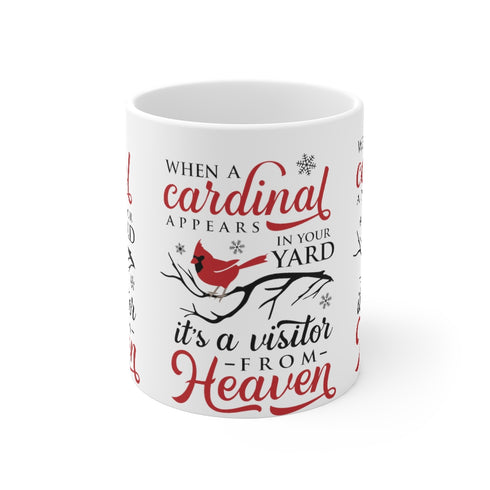 When A Cardinal Appears Mug