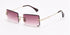 Trendy Square Fashion Sunglasses
