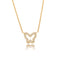 14K Gold Diamond Butterfly Necklace by Alexis Jae