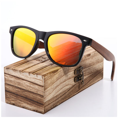 Dante's Barcur Wooden Polarized Sunglasses