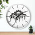 Sagittarius Queen Wall clock