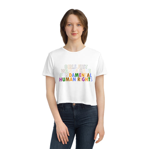 Solid - Girls Fun-damantal Rights Cropped Tee