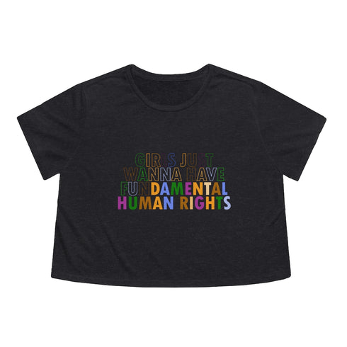 Solid - Girls Fun-damantal Rights Cropped Tee