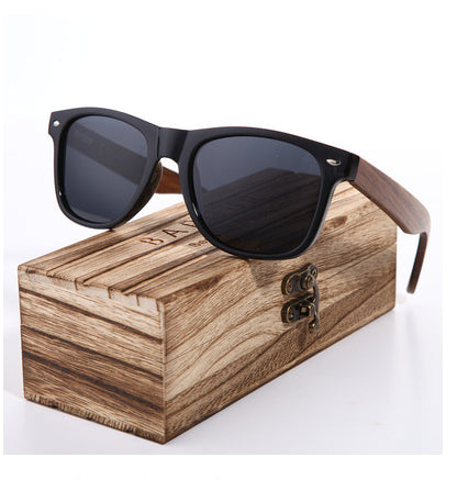 Dante's Barcur Wooden Polarized Sunglasses