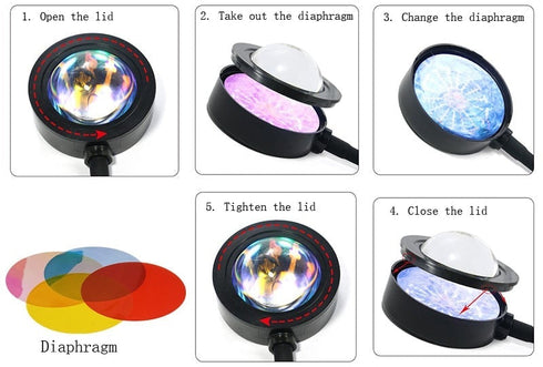 Sunset Projection Light