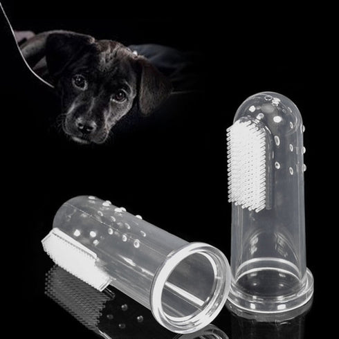 Finger Cover Dog Toothbrush