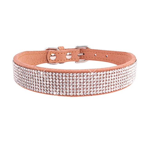Crystal Glitter Rhinestone Dog Collar
