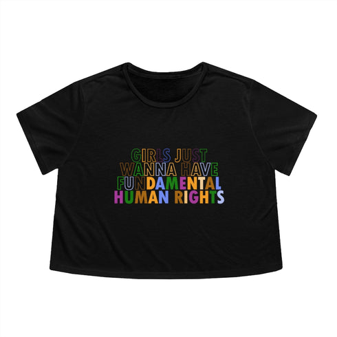 Solid - Girls Fun-damantal Rights Cropped Tee