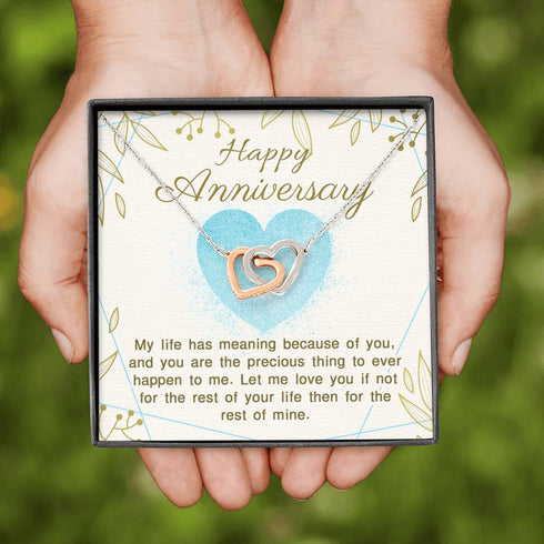 Anniversary Double Hearts Necklace
