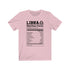 Libra Nutrition Facts T-shirt