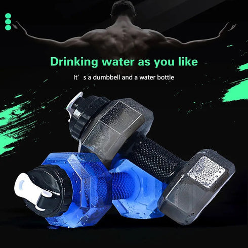 Black -TGS OG Water Dumbbell Sport Bottle