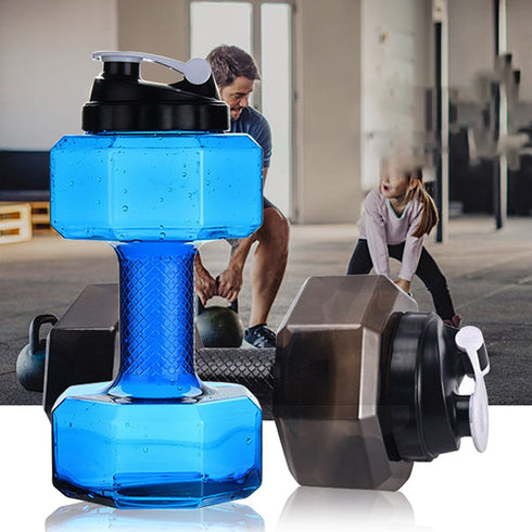 Black -TGS OG Water Dumbbell Sport Bottle